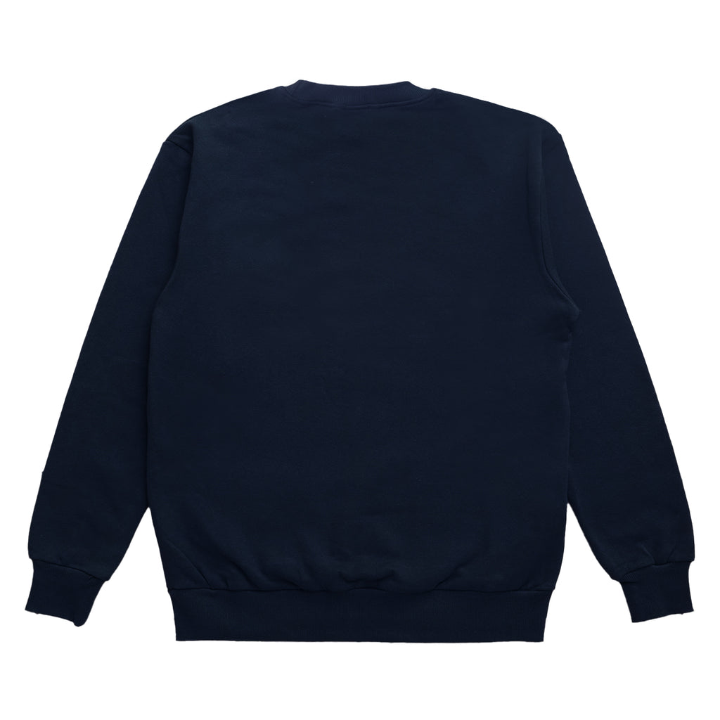 4.20 Sweater Maroon Logo Embro Navy 330gsm Fleece