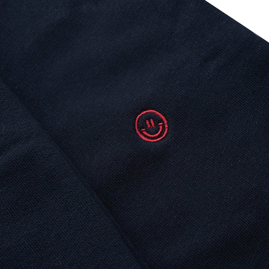 4.20 Sweater Maroon Logo Embro Navy 330gsm Fleece