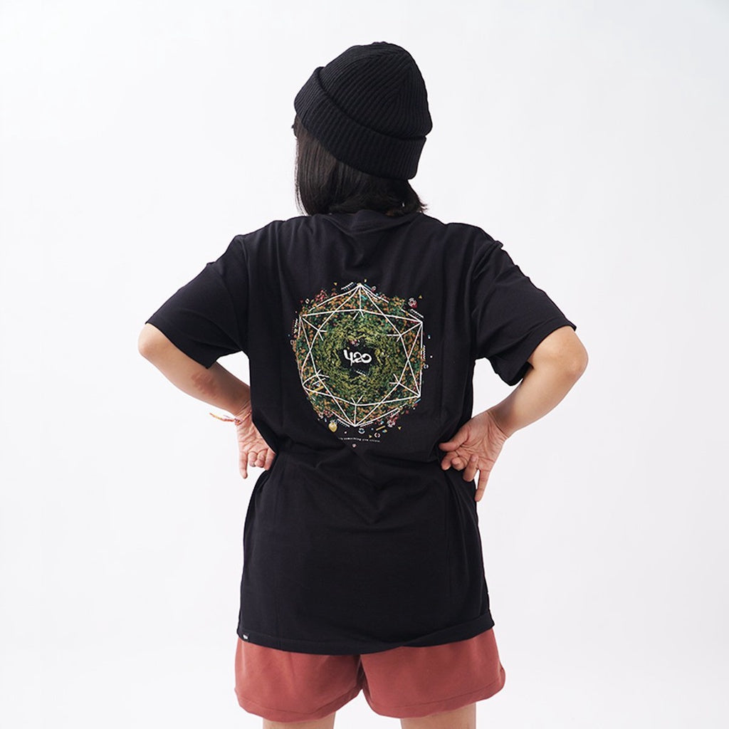 4.20 T-Shirt Flow Illusion Black