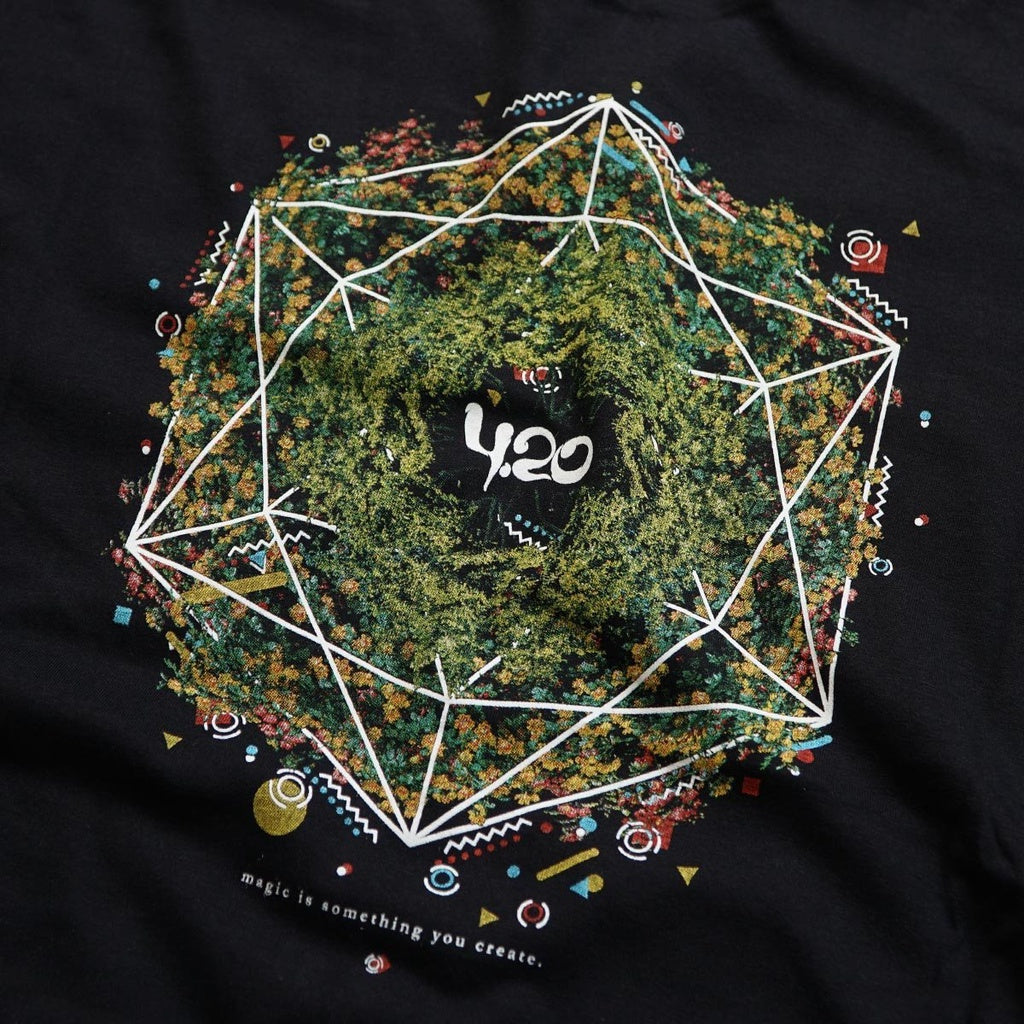 4.20 T-Shirt Flow Illusion Black