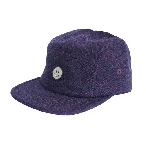 4.20 5 Panel Hat Smiley Violet