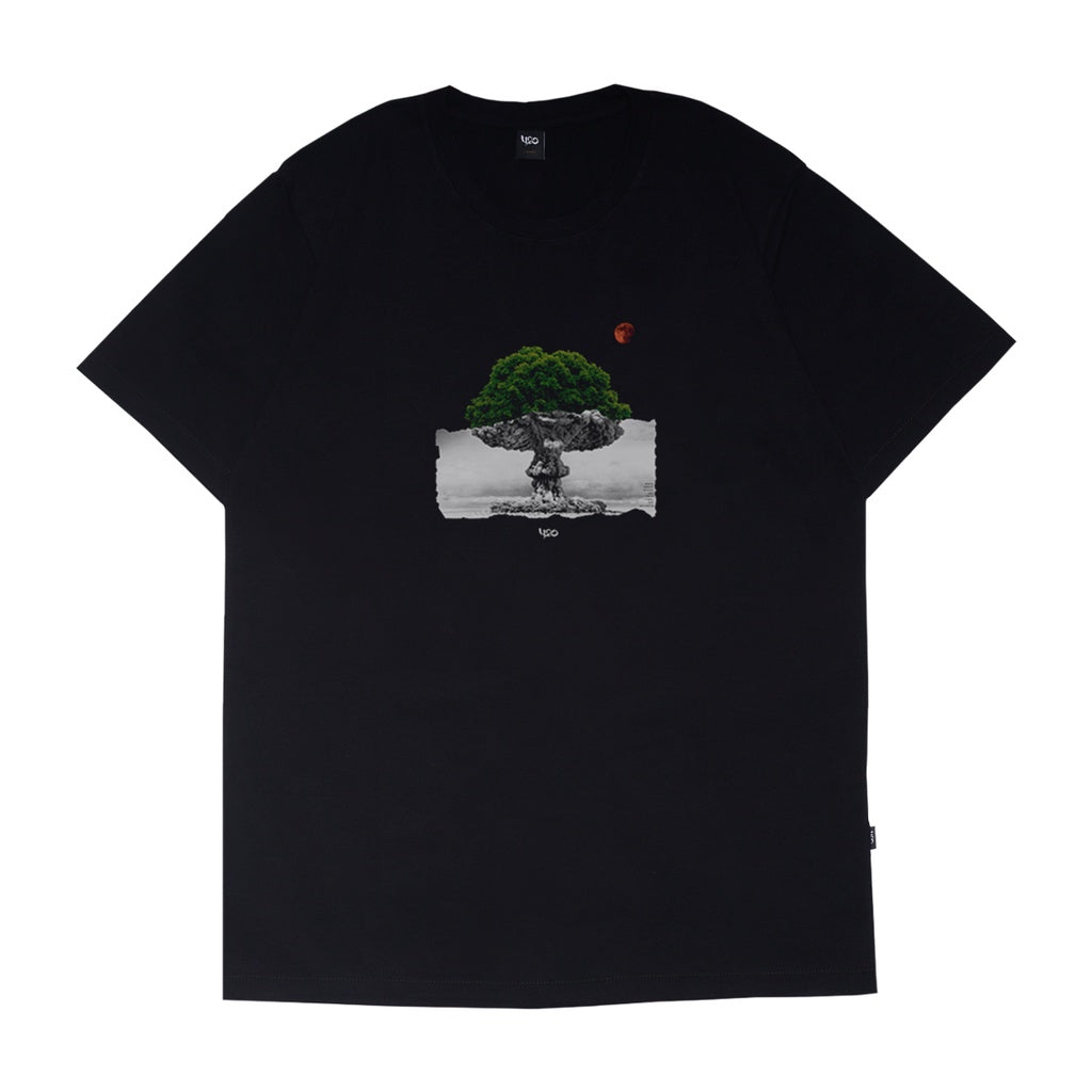 4.20 T-Shirt Green Explotion Black 24s Cotton