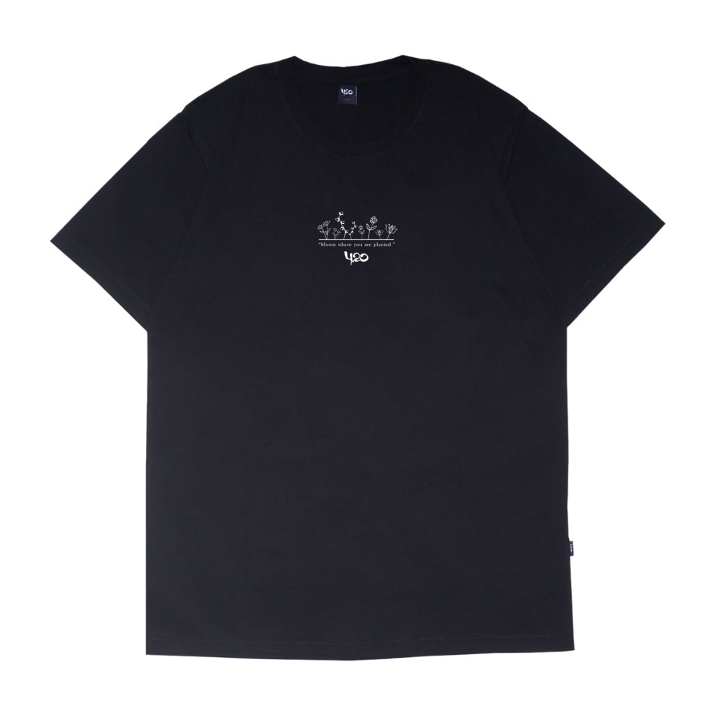 4.20 T-Shirt Plant Light Black