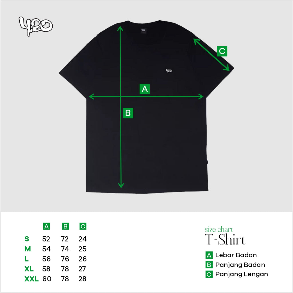 4.20 T-Shirt Magic Night Black