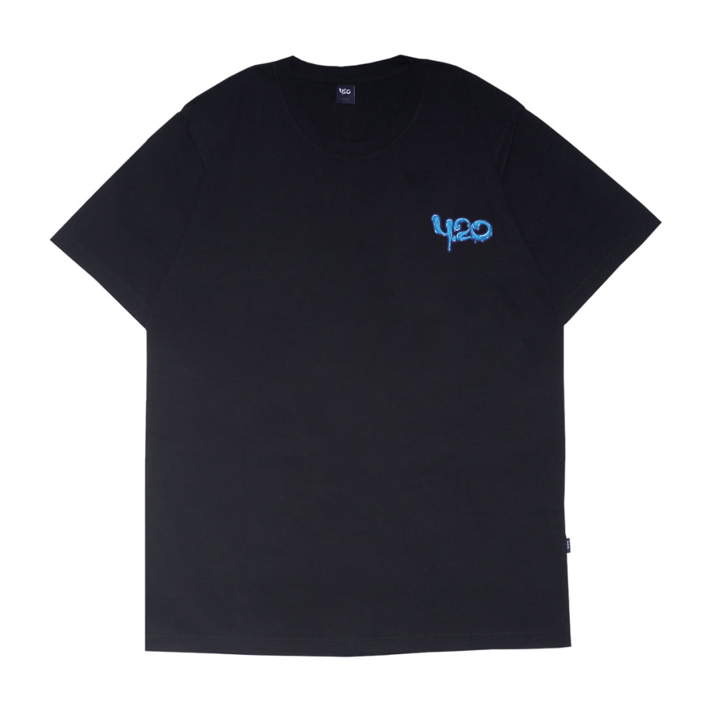 4.20 T-Shirt Melted Away Black