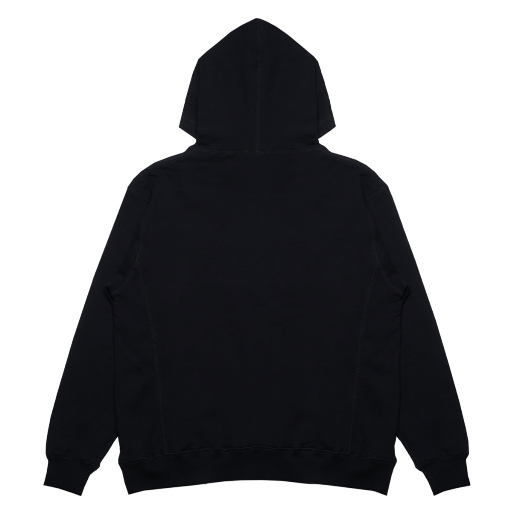 4.20 Hoodie White Mini Logo Embro Black