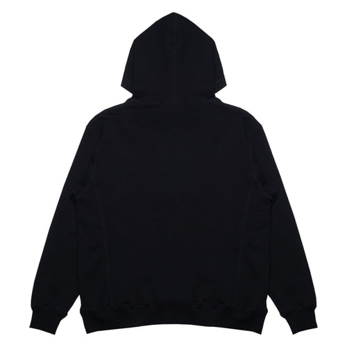 4.20 Hoodie White Mini Logo Embro Black