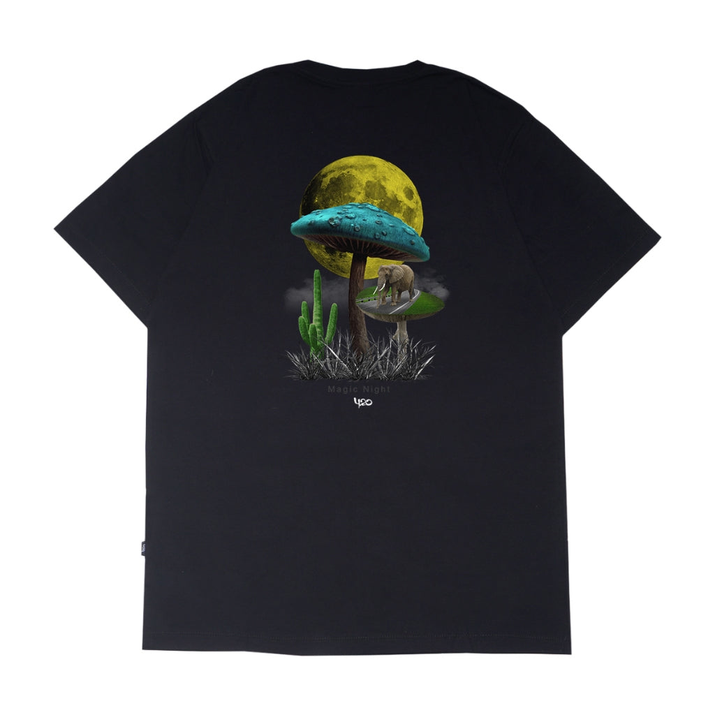 4.20 T-Shirt Magic Night Black
