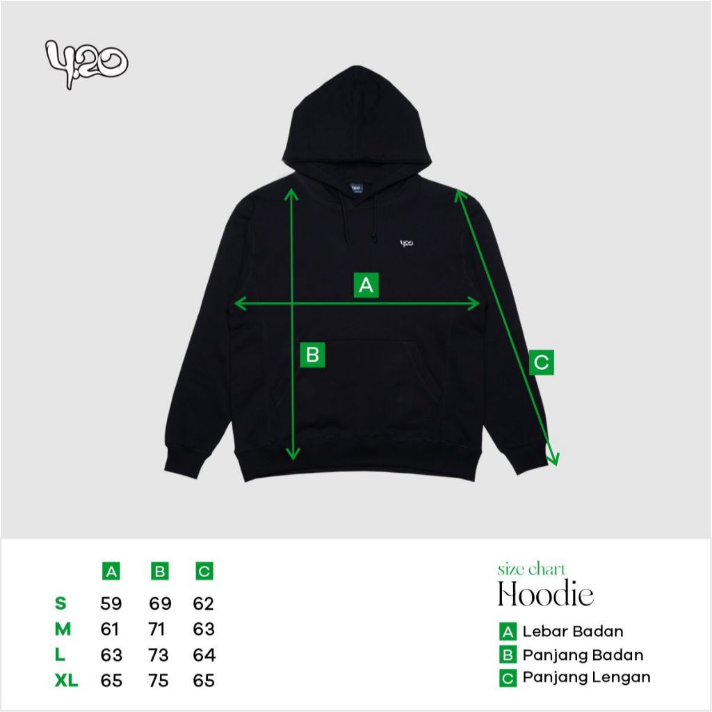 4.20 Hoodie Green Explotion Black