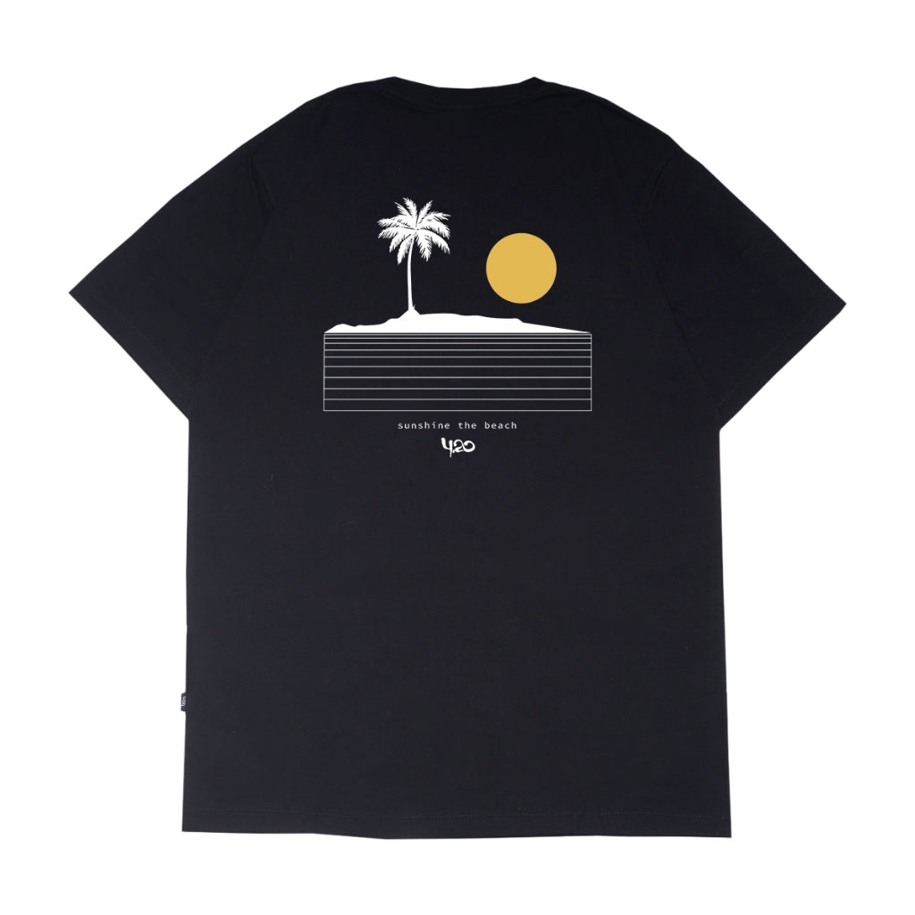 4.20 T-Shirt Sunshine Black