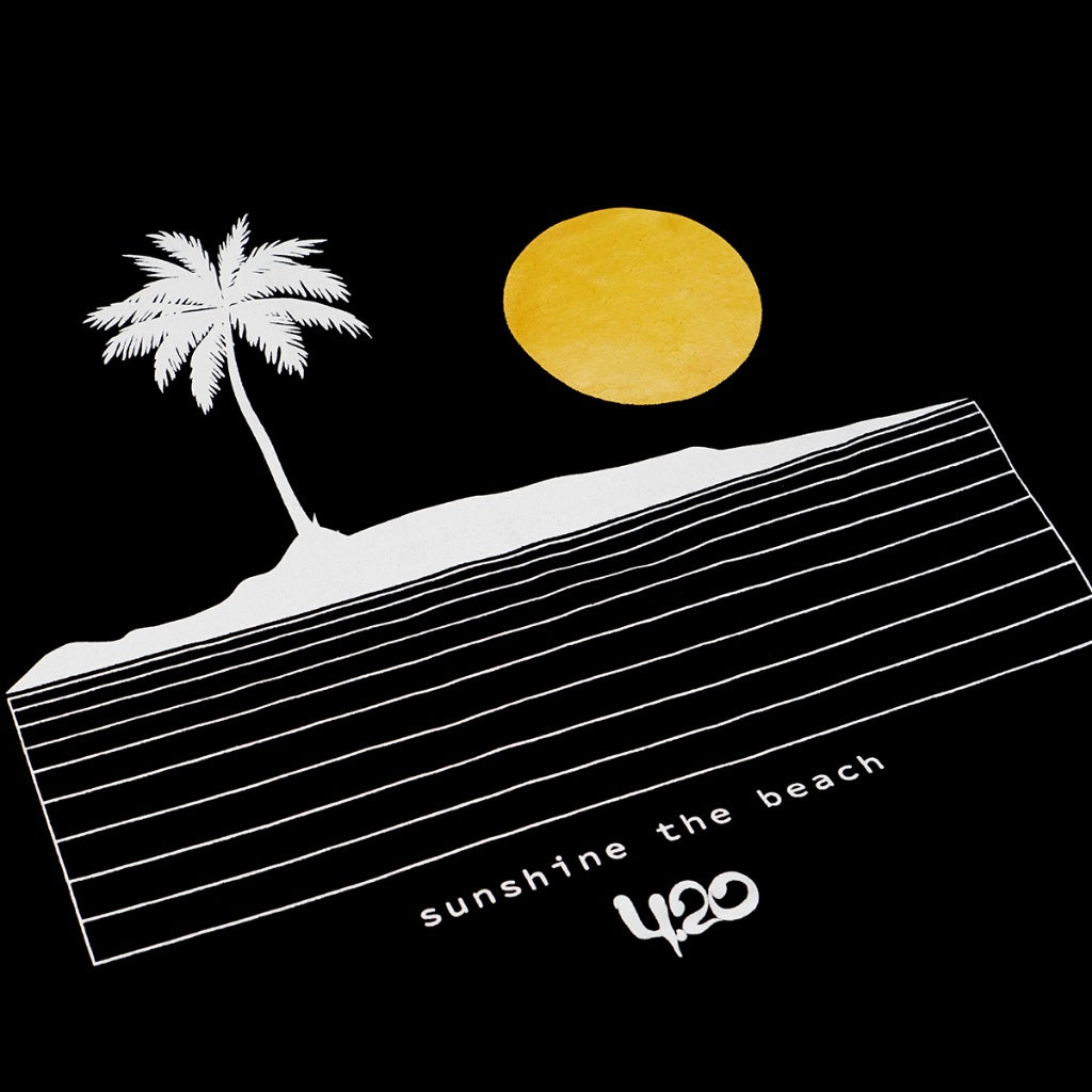 4.20 T-Shirt Sunshine Black