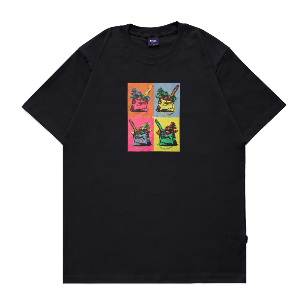 4.20 T-Shirt Daily Warhol Black 24s Cotton