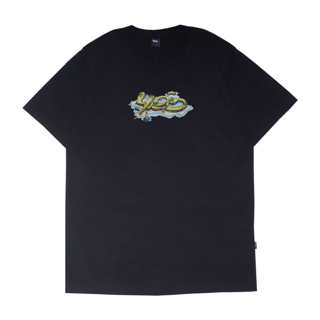 4.20 T-Shirt Island Black 24s Cotton