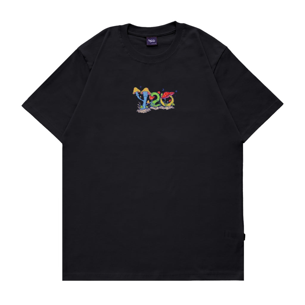4.20 T-Shirt Shroom Black 24s Cotton