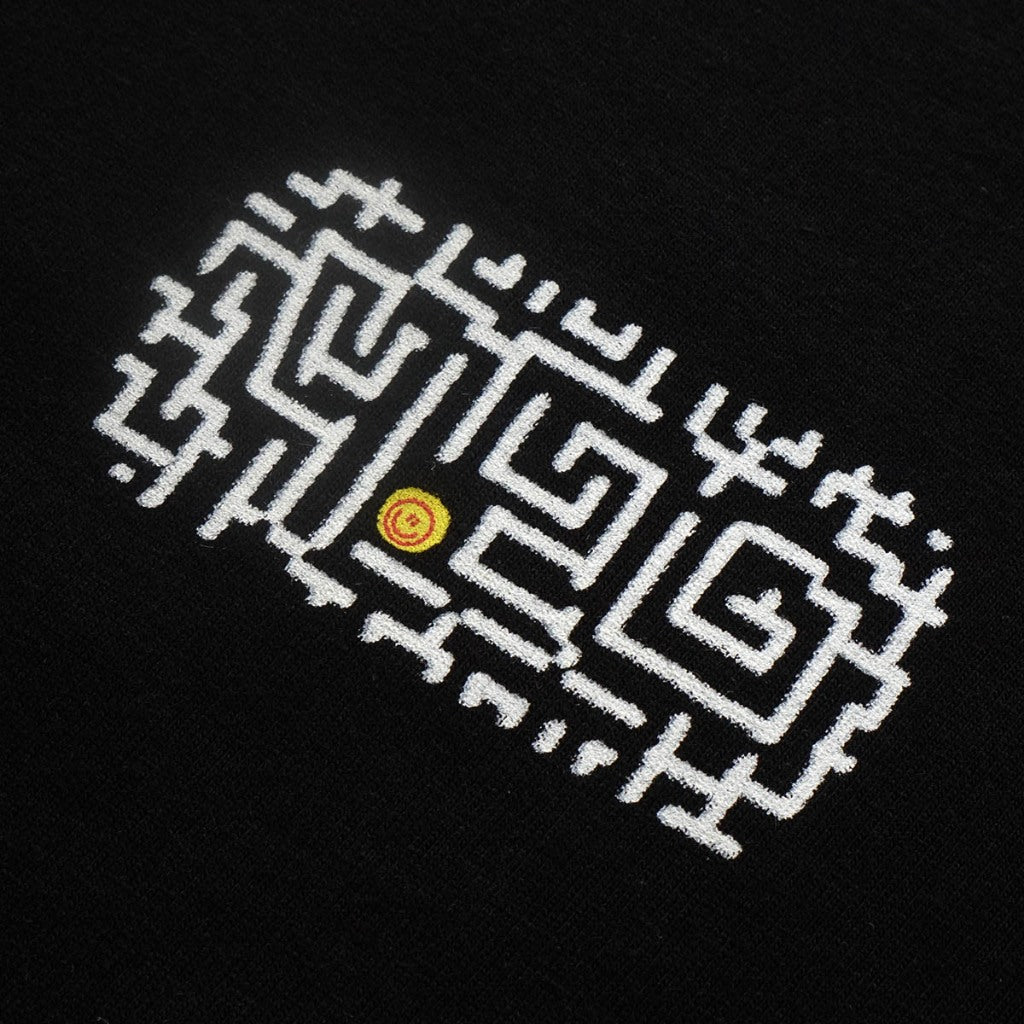 4.20 T-Shirt Maze Black 24s Cotton