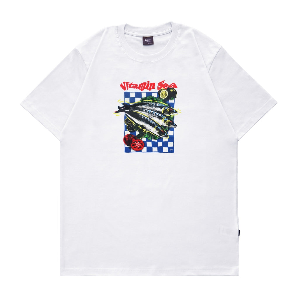4.20 T-Shirt Vitamin Sea White 24s Cotton