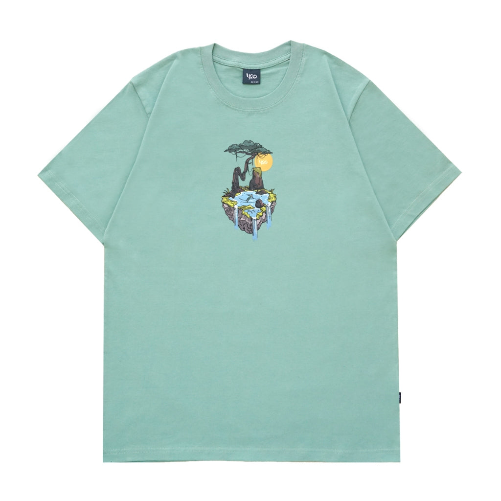 4.20 T-Shirt Take A Breath Feldspar Green 24s Cotton