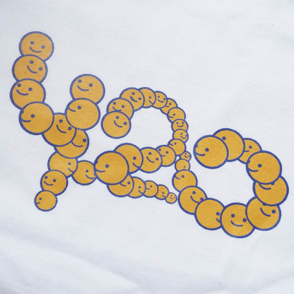 4.20 T-Shirt Smiley White 24s Cotton