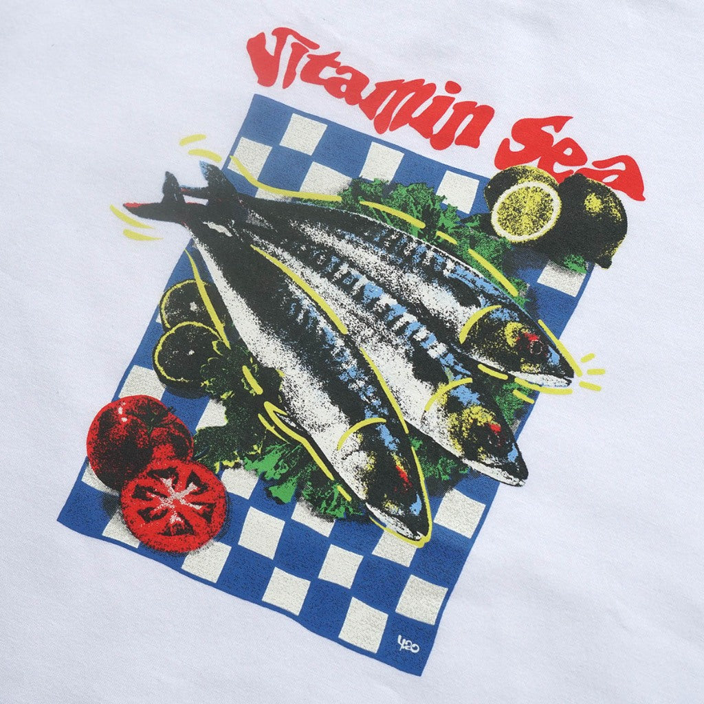 4.20 T-Shirt Vitamin Sea White 24s Cotton