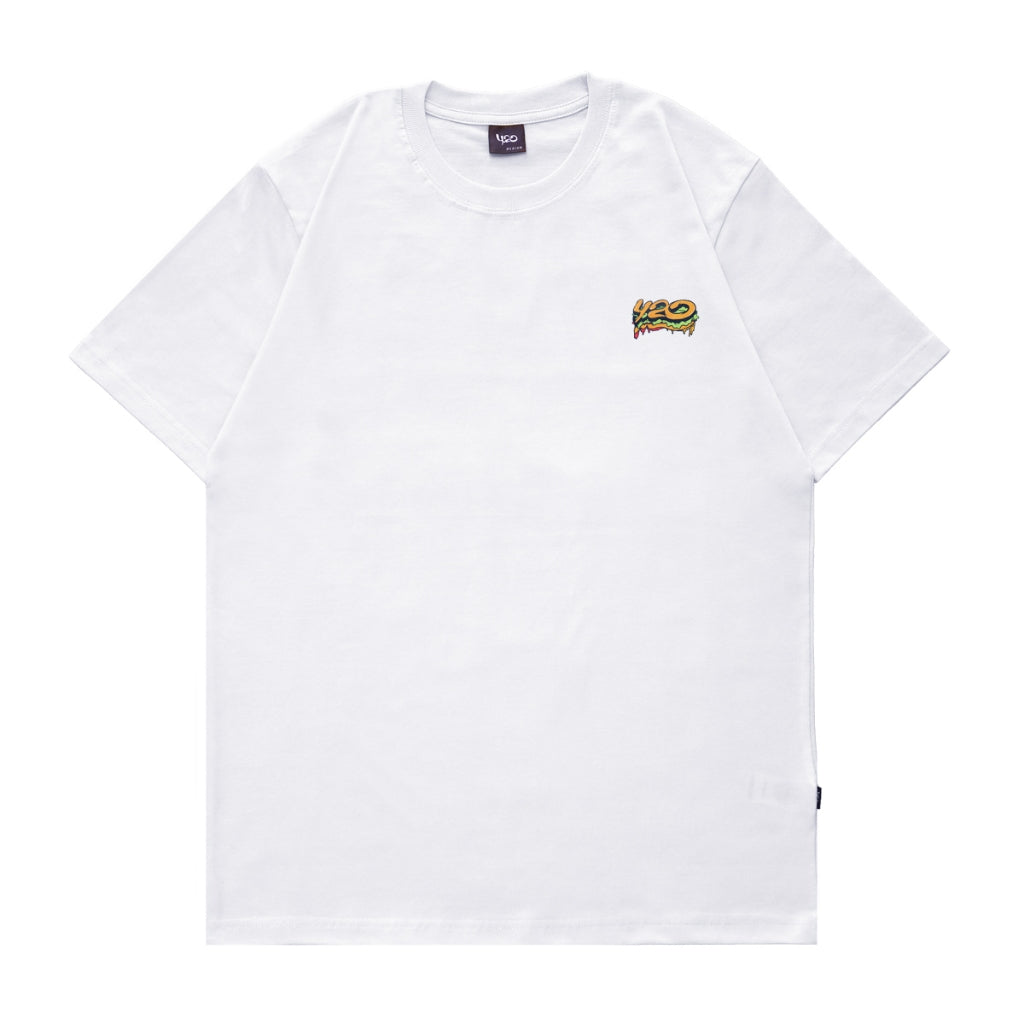4.20 T-Shirt Burger Goes Hard White 24s Cotton