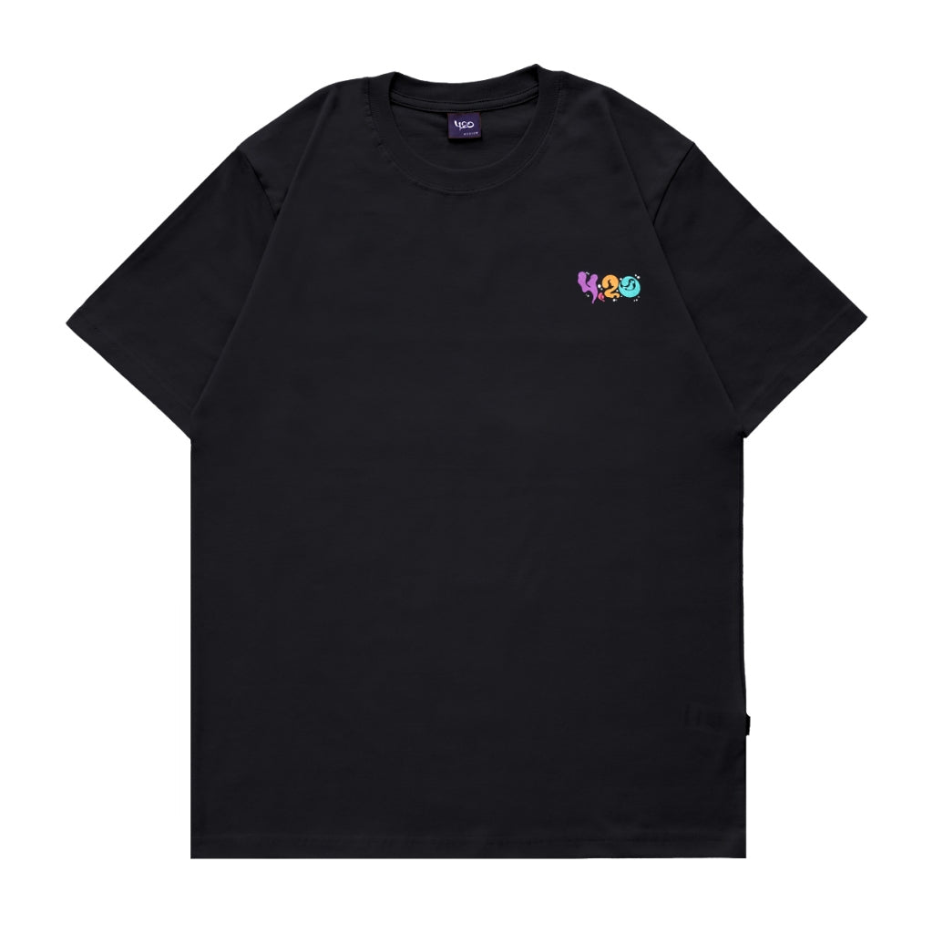 4.20 T-Shirt Flowy Black 24s Cotton