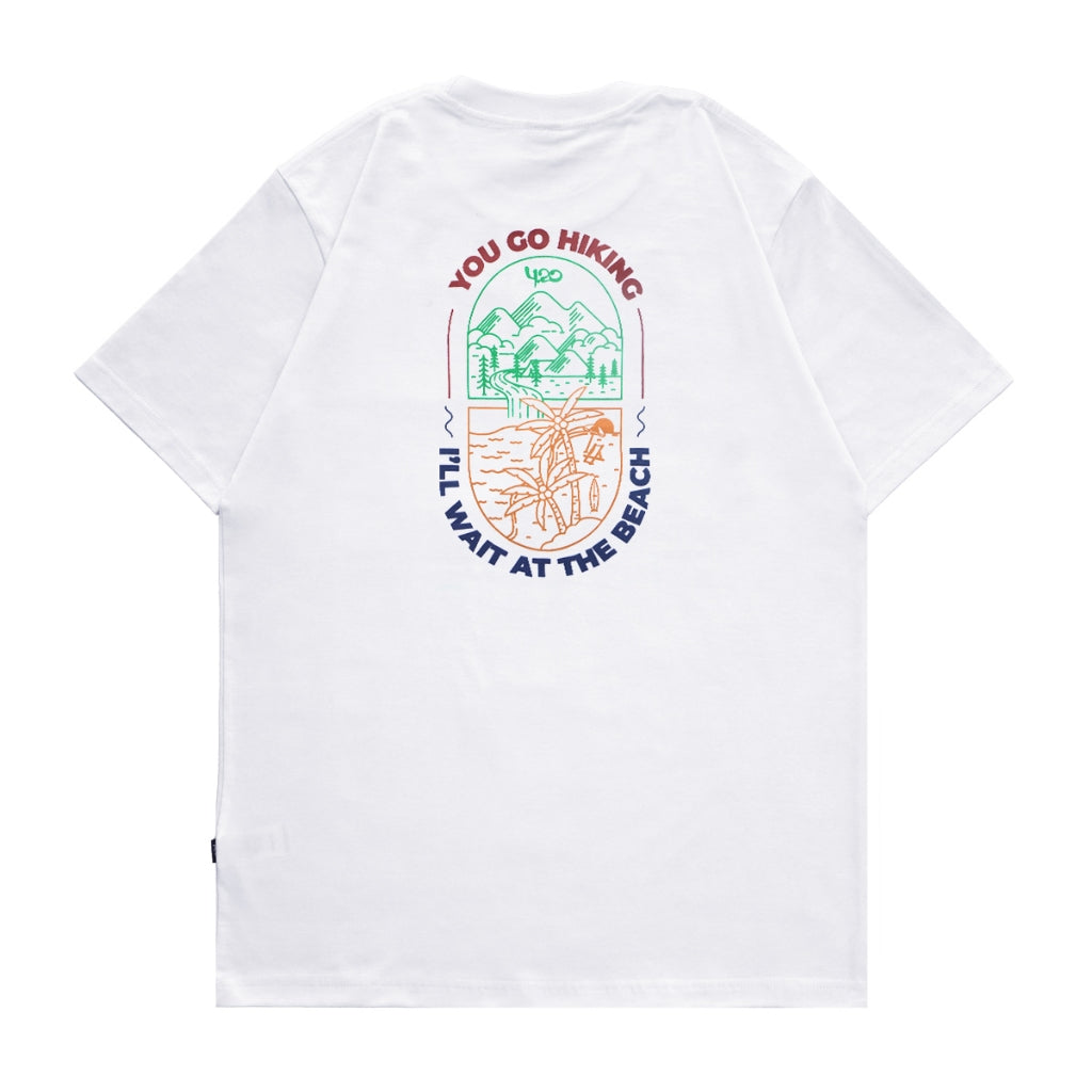 4.20 T-Shirt Mutualism White 24s Cotton