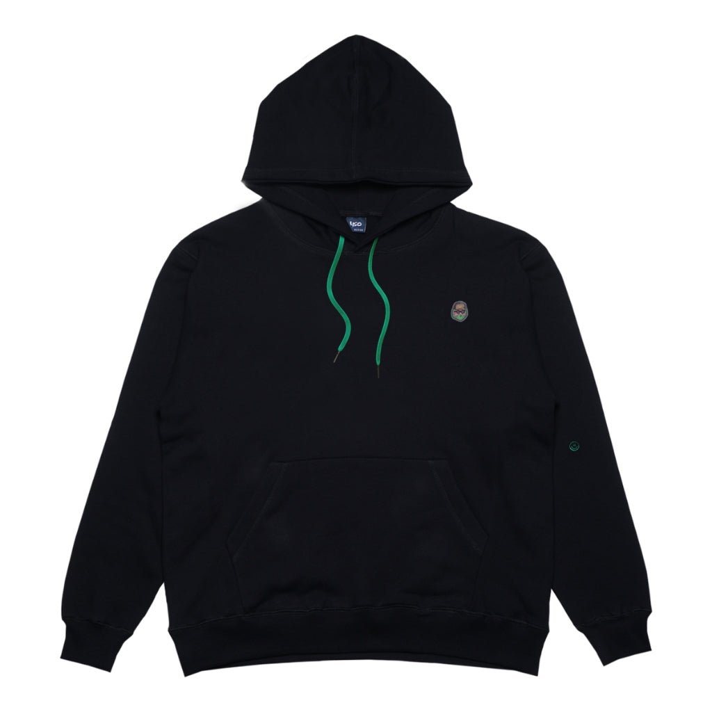 4.20 Hoodie Beardie McWave Patch Black