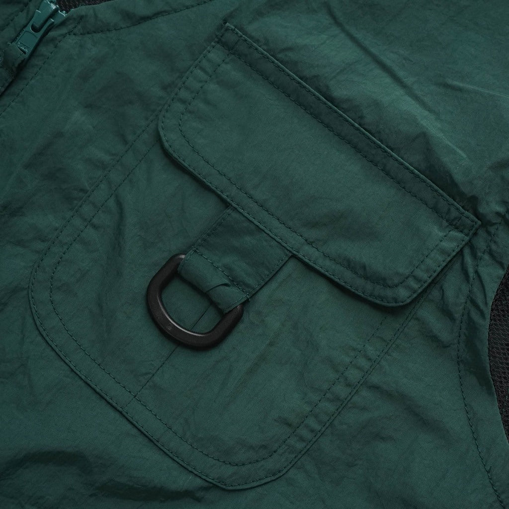 4.20 Vest Mono Tone Green Dusky Crinkle