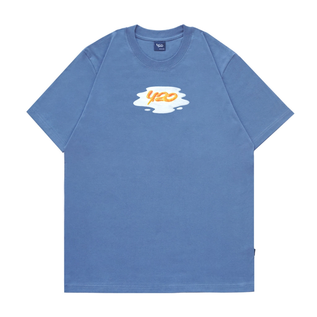 4.20 T-Shirt Break The Streak Blue 24s Cotton