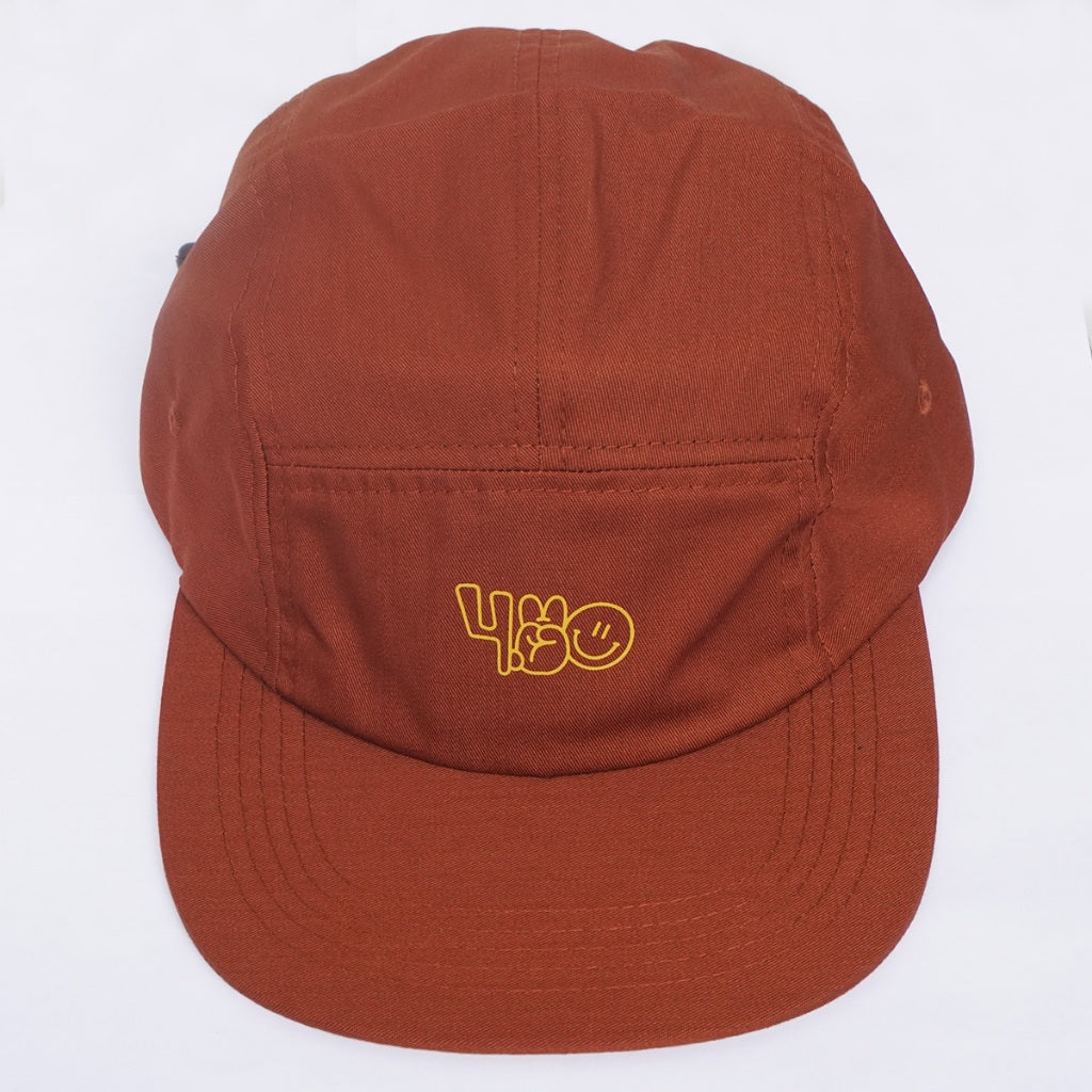 4.20 5 Panel Hat Smillo Drift Terracota Twill Cotton