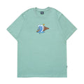 4.20 T-Shirt Ice Cream Surfer Feldspar Green 24s Cotton