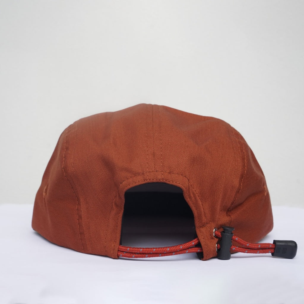 4.20 5 Panel Hat Smillo Drift Terracota Twill Cotton