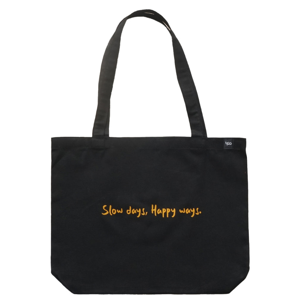 4.20 Tote Bag Smillo Drift Black Canvas