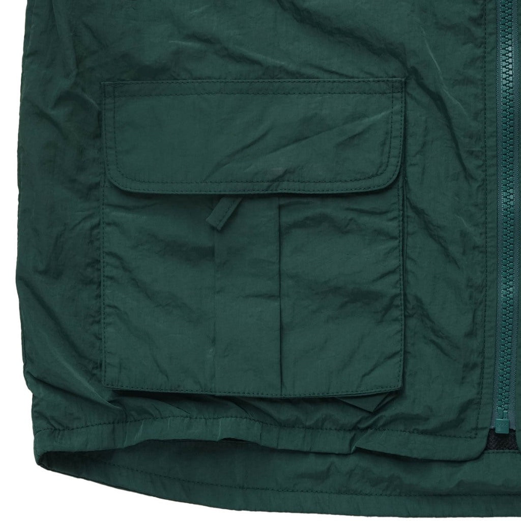 4.20 Vest Mono Tone Green Dusky Crinkle