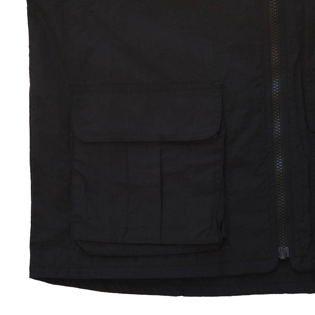 4.20 Vest Mono Tone Black Dusky Crinkle
