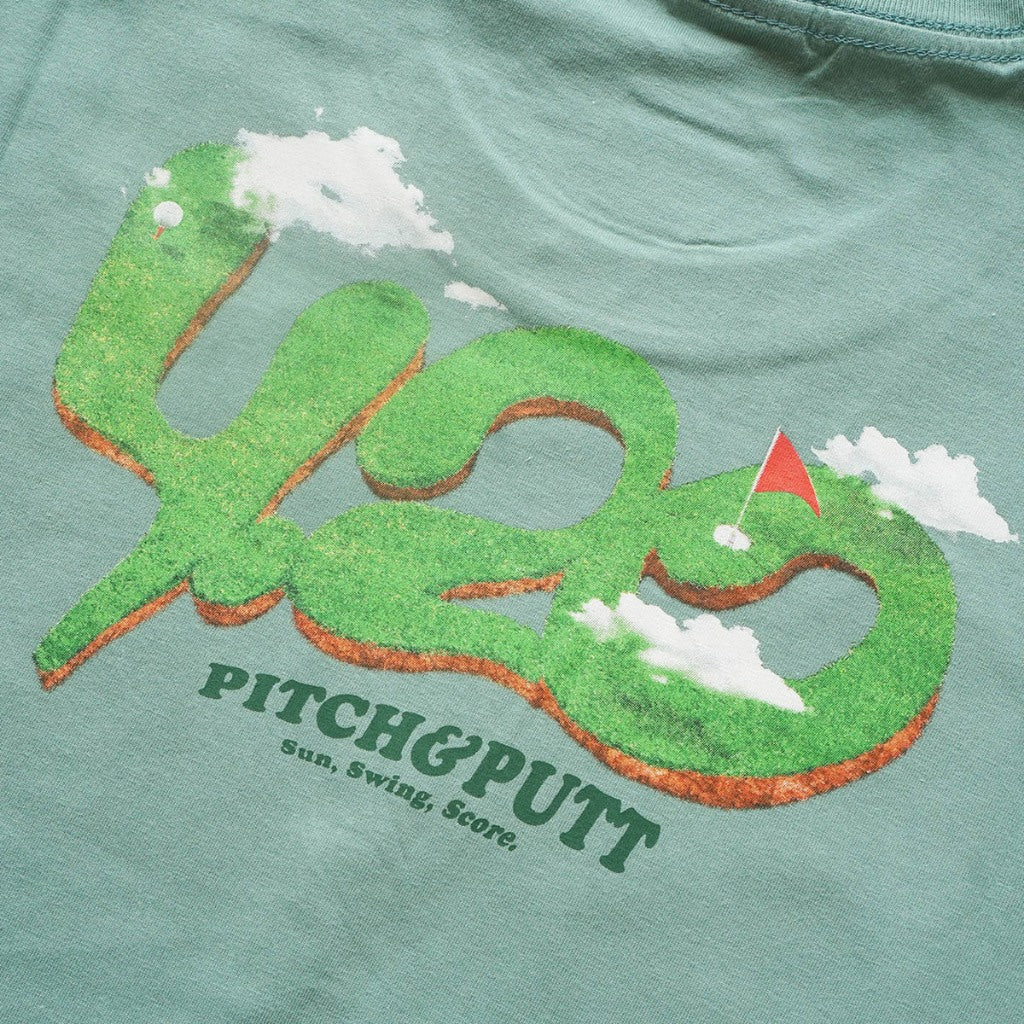 4.20 T-Shirt Pitch And Putt Feldspar Green 24s Cotton