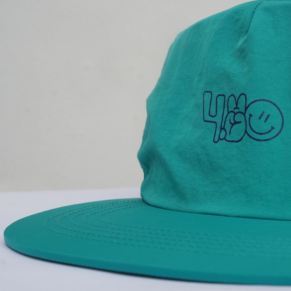 4.20 Hat Smillo Drift Teal Crinkle